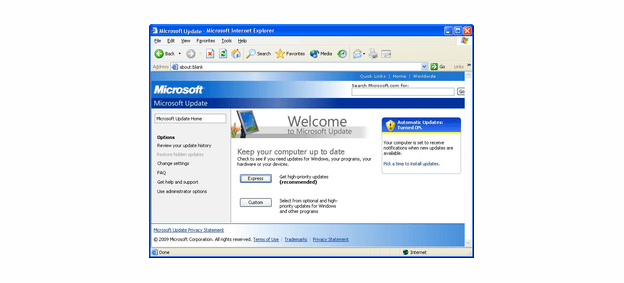 Windows XP Update Agent