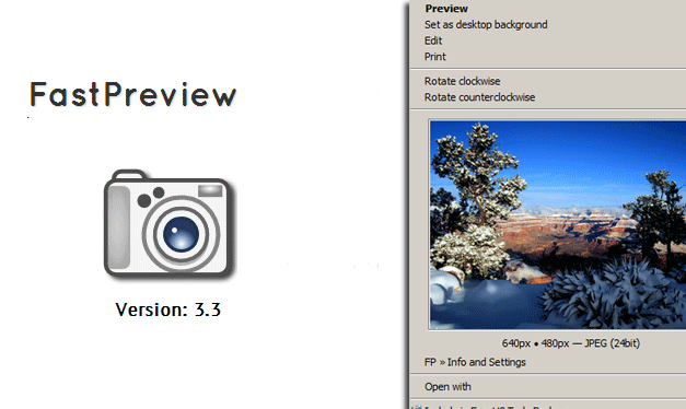 Fast Preview – a Pica View replacement for 64-bit Windows